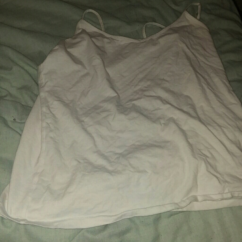 White tank top